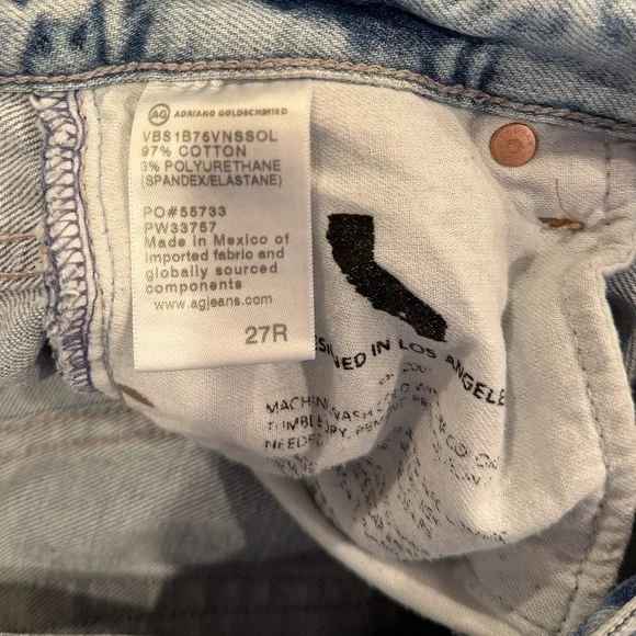 AG Alexxis High Waist Raw Hem Bootcut Jeans - Picture 11 of 11